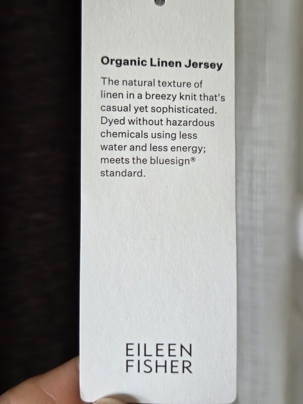 Eileen Fisher Linen Espresso Scoop Neck Tank Top - Picture 7 of 7